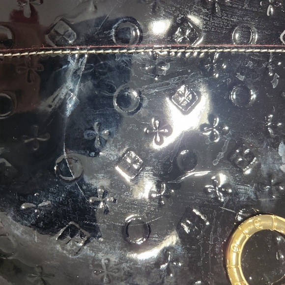 Invece black patent leather crossbody bag - Picture 9 of 11